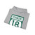 Vermont 18 (Vermont) (Road Sign) Hoodie