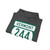 Vermont 244 (Vermont) (Road Sign) Hoodie
