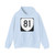 Virginia 81 (Virginia) (Road Sign) Hoodie