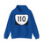 Virginia 110 (Virginia) (Road Sign) Hoodie