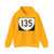 Virginia 135 (Virginia) (Road Sign) Hoodie