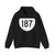 Virginia 187 (Virginia) (Road Sign) Hoodie