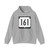 WIS 161 (Wisconsin) (Road Sign) Hoodie