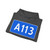 A113-RUS (Russia) (Road Sign) Hoodie