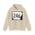 Arkansas 246 (Arkansas) (Road Sign) Hoodie