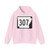 Arkansas 307 (Arkansas) (Road Sign) Hoodie