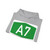 Autokinetodromos A7 number (Greece) (Road Sign) Hoodie