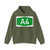 Autokinetodromos A4 number (Greece) (Road Sign) Hoodie