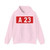 Autoroute française 23 (France) (Road Sign) Hoodie