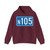 BE-N105 (Belgium) (Road Sign) Hoodie