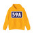 Cesta I. triedy číslo 59A (Slovakia) (Road Sign) Hoodie