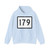 Connecticut Highway 179 wide (Connecticut) (Road Sign) Hoodie