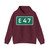 E47 Sverige (Sweden) (Road Sign) Hoodie