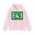 E43-AT (Austria) (Road Sign) Hoodie