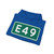 E49-DK (Denmark) (Road Sign) Hoodie