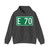 E70-SRB (Serbia) (Road Sign) Hoodie