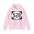 Ellipse sign 528 (United States) (Road Sign) Hoodie