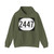 Elongated circle 2447 (United States) (Road Sign) Hoodie