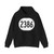 Elongated circle 2386 (United States) (Road Sign) Hoodie