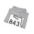 Florida 843 (Florida) (Road Sign) Hoodie