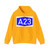 Greek road number A23 blue (Greece) (Road Sign) Hoodie