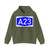 Greek road number A23 blue (Greece) (Road Sign) Hoodie