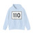 Maine 110 (Maine) (Road Sign) Hoodie