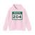NL Route 204 (Canada) (Road Sign) Hoodie
