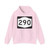 NY-290 (New York) (Road Sign) Hoodie