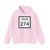 Texas Spur 274 (Texas) (Road Sign) Hoodie