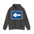 UAE One Way Street Left (United Arab Emirates) (Road Sign) Hoodie