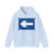 UAE One Way Street Left (United Arab Emirates) (Road Sign) Hoodie
