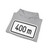 Zusatzschild 741 - nach 400 m StVO 1970 (Germany) (Road Sign) Hoodie