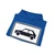 Zusatzzeichen 1010-58 - Personenkraftwagen 600x330 StVO 2017 (Germany) (Road Sign) Hoodie