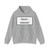 Zusatzzeichen 1007-51 - Hochwasser 600x330 StVO 2017 (Germany) (Road Sign) Hoodie