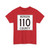 Bergen County 110 (New Jersey) (Road Sign) T-Shirt