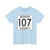 Bergen County 107 (New Jersey) (Road Sign) T-Shirt