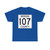 Bergen County 107 (New Jersey) (Road Sign) T-Shirt