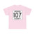 Bergen County 107 (New Jersey) (Road Sign) T-Shirt