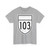 Carretera estatal 103 (Mexico) (Road Sign) T-Shirt
