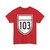 Carretera estatal 103 (Mexico) (Road Sign) T-Shirt