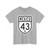 Carretera federal 43D (Mexico) (Road Sign) T-Shirt