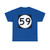 Circle sign 59 (United States) (Road Sign) T-Shirt