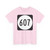 Circle sign 607 small (United States) (Road Sign) T-Shirt