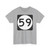 Ellipse sign 59 (United States) (Road Sign) T-Shirt