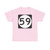 Ellipse sign 59 (United States) (Road Sign) T-Shirt