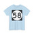 Ellipse sign 58 (United States) (Road Sign) T-Shirt