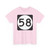 Ellipse sign 58 (United States) (Road Sign) T-Shirt