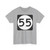 Ellipse sign 55 (United States) (Road Sign) T-Shirt