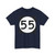 Ellipse sign 55 (United States) (Road Sign) T-Shirt